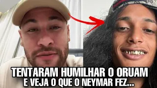 NEYMAR ajuda ORUAM após ele ser HUM1LH4D0