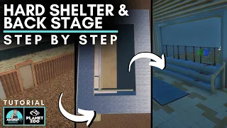 Planet Zoo Backstage And Hard Shelter Tutorial - Step By Step Guide.