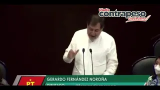 Noroña se lanza contra Margarita Zavala y Felipe Calderón