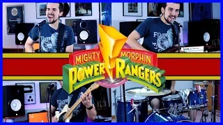 Power Rangers Theme Metal Cover - "Mighty Morphin Power Rangers" Guitar Cover by LongestSoloEver