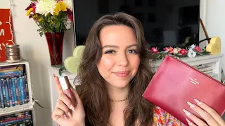 ASMR February Favorites 🌸 | Makeup, Skincare, Wellness, Accessories | Tapping, Scratching, Tracing 🌿