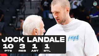 JOCK LANDALE DROPS 10PTS vs SPURS (FULL HIGHLIGHTS)