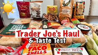 Trader Joe’s Haul & Taste Testing the New Items