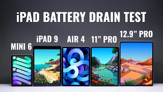 SHOCKED!!! iPad Battery Life DRAIN TEST 2022