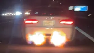 GINTANI TUNED E92 M3 *HUGE FLAMES*