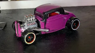 Custom Hot Wheels chopped & channeled 32 Ford “Dueces Wilde”