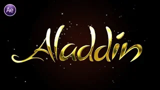 After Effect Logo & Text Animation - Shine & Golden Logo Animation Tutorial