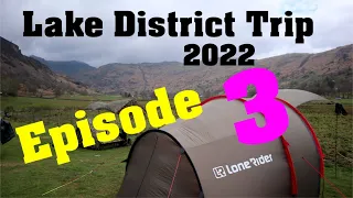 Wookiee & Myself do a  trip to The Lake District. Moto Camping. Episode 3. Including Hardknott Pass.