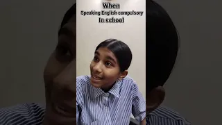 When speaking in english is compulsory 👩‍🎓 Palak Yadav