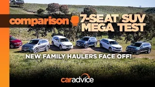 2018 7-SEATER SUV MEGA TEST: CX-8 v 5008 v Tiguan Allspace v Kodiaq v Santa Fe v Sorento