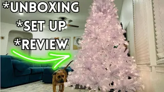 Unboxing & Review: Stunning National Tree White Christmas Tree | Must-Have 2023 Holiday Decor!