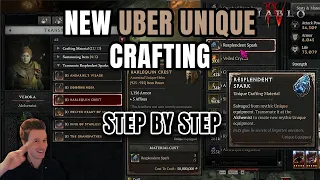 New Uber Unique Crafting is HERE! Step by Step - Diablo 4