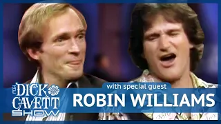 Robin Williams' Nuclear Comedy Improv on Three Mile Island Incident | The Dick Cavett Show