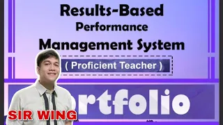 RPMS 2021-2022 for Proficient Teachers with MOVS and Annotation | Sir Wing