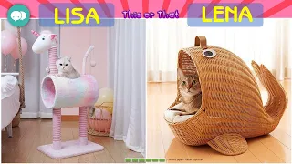 Very cute items for Cat - LISA OR LENA