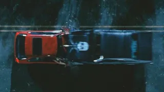 Death Proof (2007) - Head-On Car Crash Scene