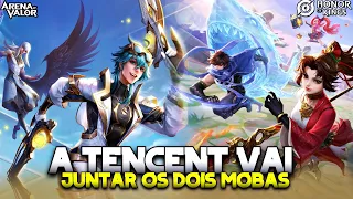 HONOR OF KINGS E ARENA OF VALOR 𝙑𝘼̃𝙊 𝙎𝙀 𝙅𝙐𝙉𝙏𝘼𝙍 E VIRAR O 𝙈𝘼𝙄𝙊𝙍 𝙀 𝙈𝙀𝙇𝙃𝙊𝙍 MOBA MOBILE DE TODOS?