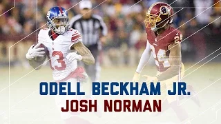 Odell Beckham Jr. vs. Josh Norman Round 3! | NFL Week 17 Player Highlights