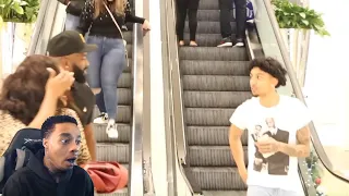 Reacting To GRABBING STRANGERS CHEEKS ON THE ESCALATOR pt2. **FINALE**