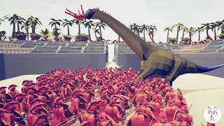 Defeat Brachiosaurus Zombie Who Can? TABS Animal Mod Map Creator Totally Accurate Battle Simulator