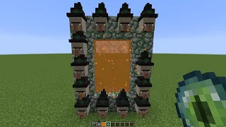 what if you create a WITCH PORTAL in MINECRAFT