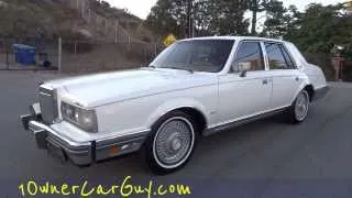 1982 Lincoln Continental Givenchy Signature V8 1 OWNER 61,000 Mile Luxury Car For Sale