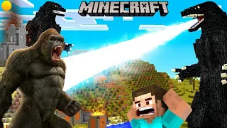Minecraft (Godzilla vs Kong) mod gameplay in tamil/Minecraft/On vtg!