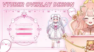 【TIMELAPSE】🌸Vtuber Stream Overlay: Just Chatting 👻 @miffygeist