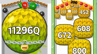 Puff Up - Addition Numbe 2048 - blob merge 2048 ball 3d highest score Max Levels part #20 #puffup