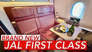 Detailed review of the NEW Japan Airlines FIRST CLASS  - Airbus A350-1000