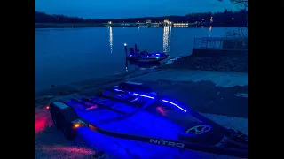 Bluewater LED Install on Boat Trailer (2018 Nitro Z18)