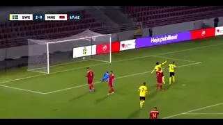 Anthony Elanga scores first national team goal