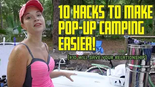 How to make camping in a pop up more enjoyable | 10 tips to improve your pop up camper