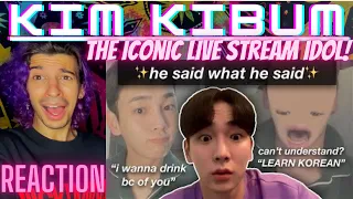 KIM KIBUM Being THE MOST ICONIC Idol ON LIVE STREAMS (2020-2021 FUNNY MOMENTS) | REACTION