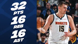 Nikola Jokic Drops Another HUGE Triple-Double vs Golden State! 🔥 | February 25, 2024