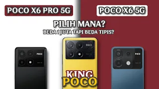 POCO X6 5G VS POCO X6 PRO 5G | KING POCO | BEDA 1 JUTAAN BEDA TIPIS??