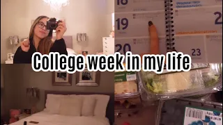 COLLEGE WEEK IN MY LIFE | clean w me, grocery/unboxings, school & work | how I manage my busy life!