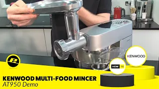 How to Use a Multi-Mincer Attachment  - Kenwood