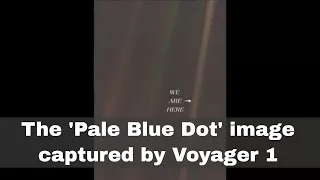 14th February 1990: Voyager 1 creates the Pale Blue Dot photograph of Earth