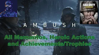 CoD: WWII All Mementos, Heroic Actions, and Achievements Guide Mission 10 (Ambush)