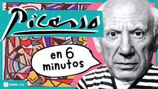 🎨 PABLO PICASSO - Vida y arte | En 6 minutos