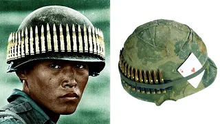 Зачем солдаты носят патроны на каске?