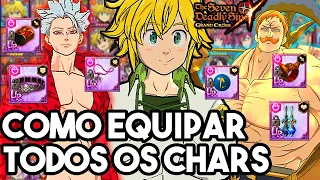 COMO EQUIPAR TODOS OS PERSONAGENS DO GRAND CROSS EM 2022! - The Seven Deadly Sins Grand Cross