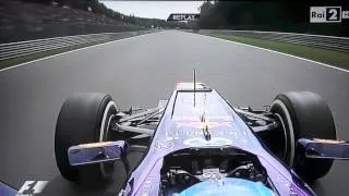 F1 2013 GP SPA Start onboard