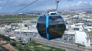 Longest cable car trial ride/ Haifa university to Lev Hamefratz/ Israel