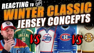 NHL Winter Classic Matchup Jersey Concepts!