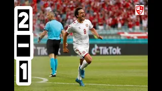 Denmark vs Czech Republic Extended Highlights & Goals 2-1 || UEFA EURO 2020 ||