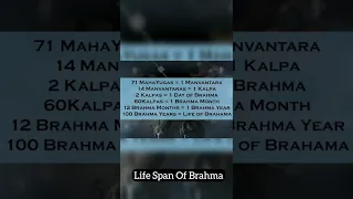 Lord Brahma - Life Span - Lifeorama - Telugu #shorts