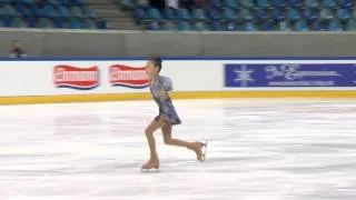 ISU 2014 Jr Grand Prix Dresden Ladies Short Program  Elizabet TURZYNBAEVA KAZ