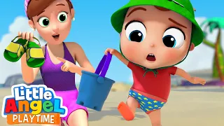 Hot and Cold At The Beach | Opposites Song | Fun Sing Along Songs by Little Angel Playtime